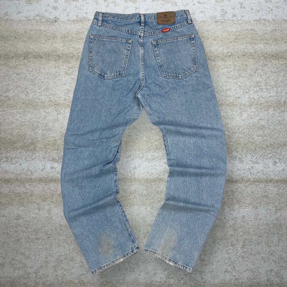 Vintage Y2K Wrangler Jeans 32x32 Relaxed Fit Light Wash Denim